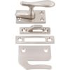 Stone Harbor Hardware Casement Latch with Three Strike Plates, Satin Nickel