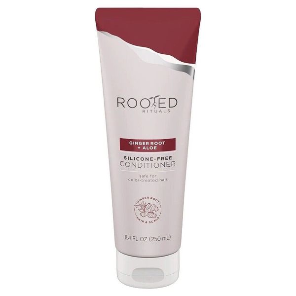 Rooted Rituals Conditioner with Ginger Root and Aloe, Silicone-Free 8.4 Oz