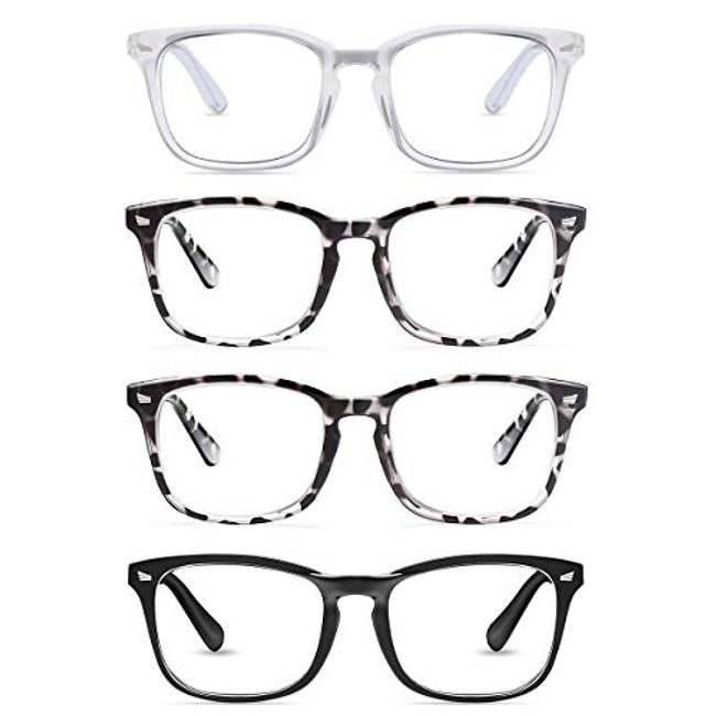 2021 TR90 Blue Light Blocking Computer Glasses Men Anti Eyestrain Eyewear  Women