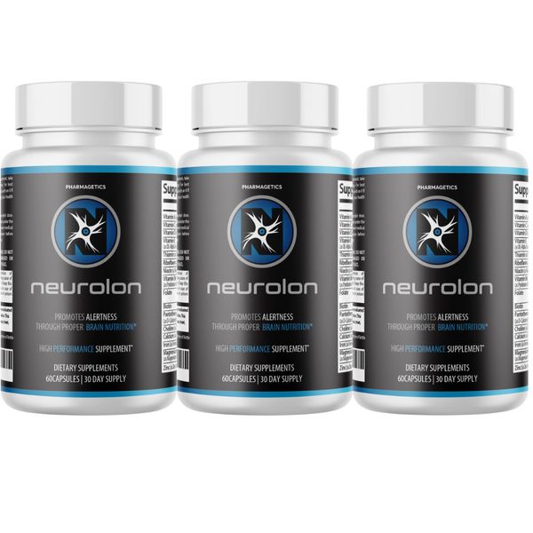 Neurolon Advanced Nootropic Pills to Support Memory and Focus - 3 Bottles