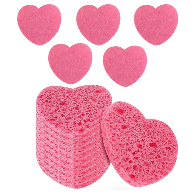 Heart Compressed Sponge 