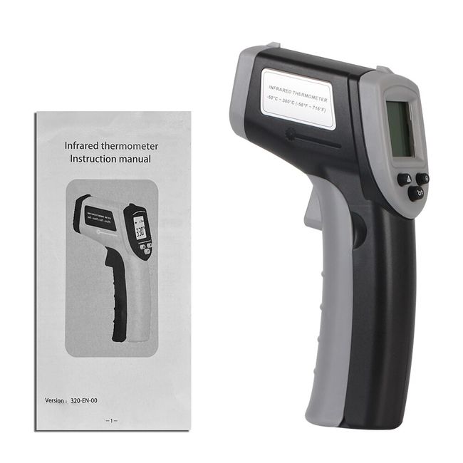 Infrared Thermometer Cooking Laser Temperature Gun-High Temperature Non  Contact Laser Pyrometer for Food Oven Industrial - AliExpress