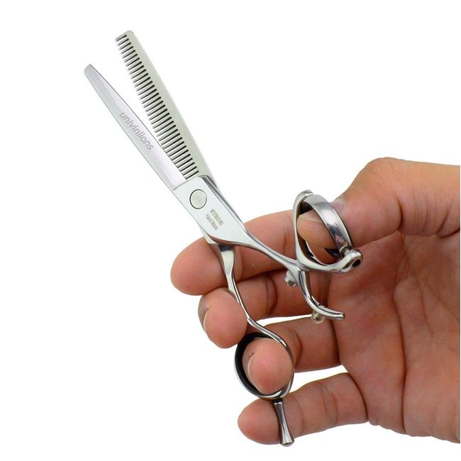 6.0/5.5 Rotary Hair Cutting Scissors Swivel Thumb Barber