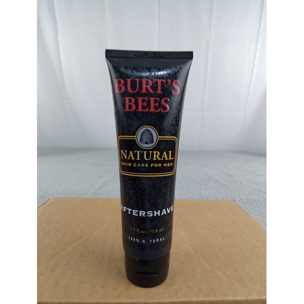 Burt's Bees Natural Skin Care for Men Aftershave 99% Natural 2.5 fl oz NEW