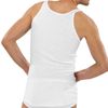 Schiesser Double Rib Vest Pack of 4, White