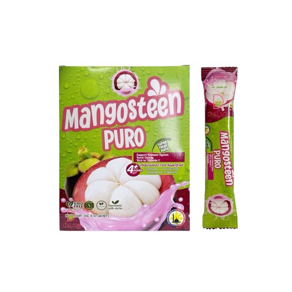 Madam Kilay Mangosteen Puro Super Fruit Juice, 10 Sachets