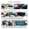 Large Screen Portable 10.26" Carplay Android Auto 4k Dash Cam Car Stereo SAT NAV