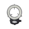 HAYEA LED Ring Light, LED Illumination Light for Stereo Microscope, LED Lighting System, 144 LED Beads Light Source Brightness Adjustable, Power Supply Adapter for Microscope Camera Lens Diameter