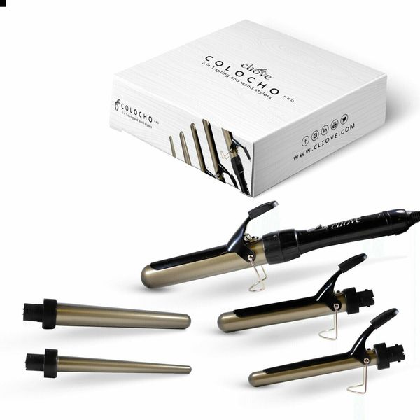 CLIOVE 5-in-1 spring and wand stylers - Colocho PRO