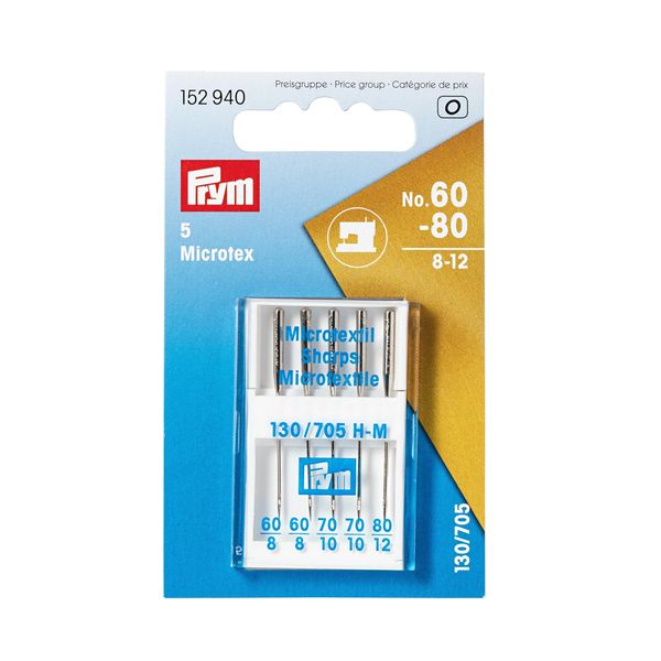 Prym Sewing Machine Needles, Metal, Silver, 9.3 x 5.7 x 0.7 cm