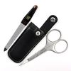 Germany, Solingen Axion akusionguru-mingu Pcs/set Concord Brow Scissors + Normal Nails Sanding in Genuine Leather Case # slg008027fba