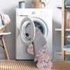 Linon Washable Merit Polyester 3'x5' Rug in Ivory