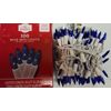 4 Box Holiday Time 100ct Mini Blue String Light 20ft White Cord Christmas Easter