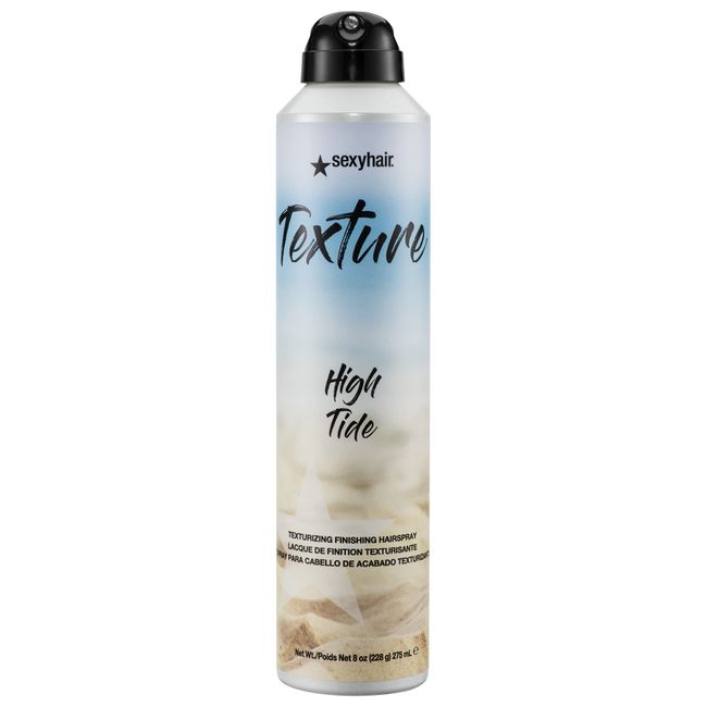 SexyHair Texture High Tide Texturizing Finishing Hairspray, 8 Oz | Maintains Natural Shine | Up to 24 Hour Humidity Resistance | All Hair Types