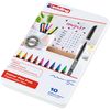 edding 1200 Colourpen Extra Fine Bullet Tip Pack of 10 - Assorted