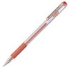 Pentel 0.8mm Tip Hybrid Gel Metallic Ink Pen with Comfortable Finger Grip - Bronze
