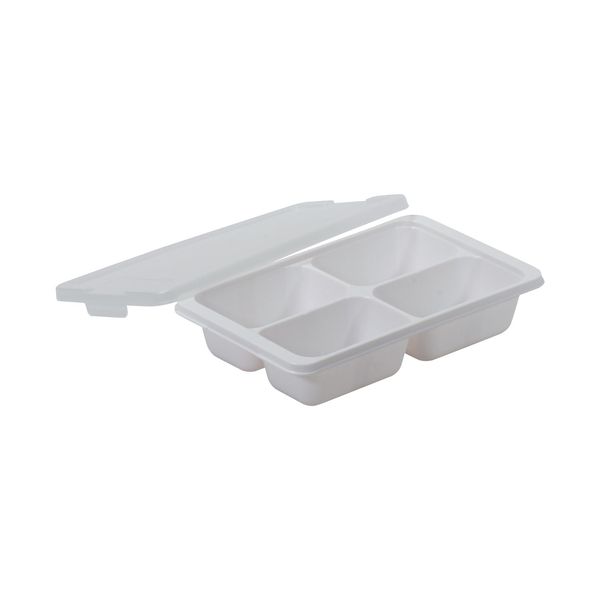 Pearl Metal NEW HC-131 Freezer Refrigeration Tray Container, Making Storage, Small Dividing, 4.1 fl oz (130 ml) x 4 Blocks, Set of 2, Bento Box, Side Dishes, Baby Food, Made in Japan, Dishwasher Safe,