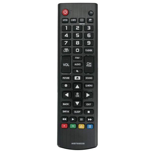 【Pack of 2】 AKB75095330 Replaced Remote fit for LG TV 75UJ657A 50PN5300 55LN5100 55LN541C 60PN5000 60PN5300 49UK6090PUA 55UK6300PUE 65UK6090PUA 75UK6190PUB 50UH5500 24LH4830-PU 43LJ500M 49UJ6300