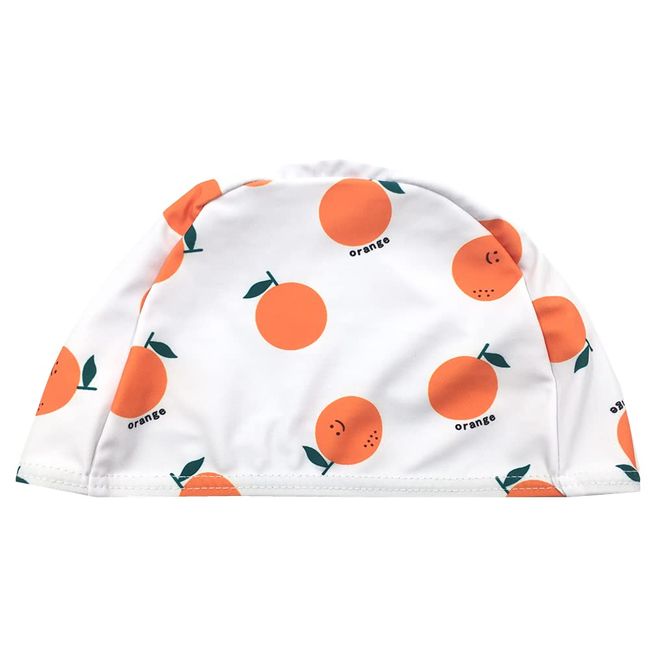 Swim Cap, Kids, Swimming Cap, Kids, Good Elasticity, For 2-8 Years Old, Swimming Cap, Kids, UV Protection, Anti-Slip, Swimming Cap For Kids, Large Size, Orange