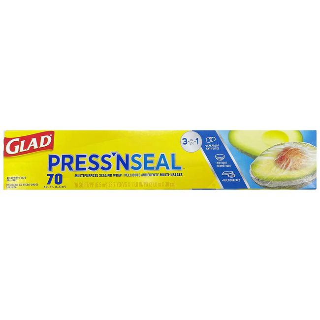 GLAD Glad Press & Seal Food Wrap, 11.8 inches (30 cm) x 6 ft. (21.6 m)