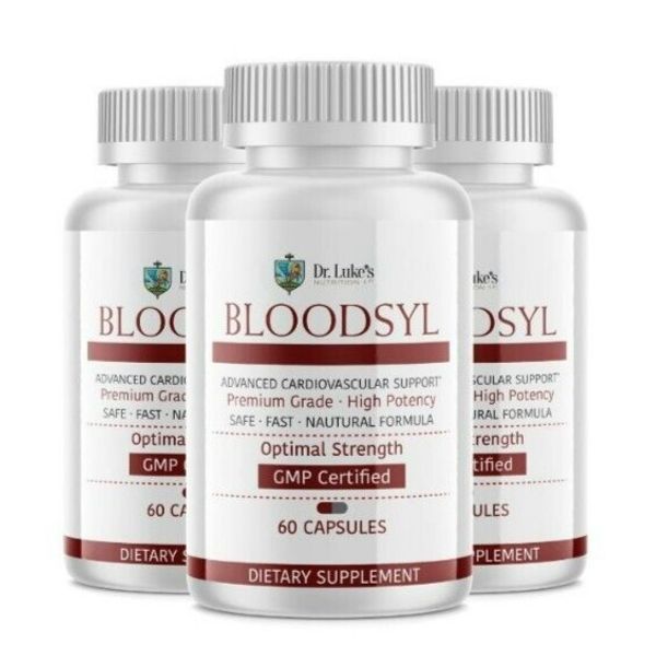 Bloodsyl Advanced Cardiovascular Support - 60 Capsules-x3 BottleEXP4/26