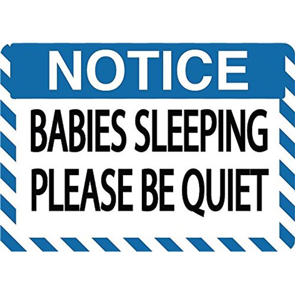 Graphical Warehouse Notice Babies Sleeping Floor Sign-26
