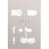 LYSEL Outlet Basic Roller Blind Structured Daylight Grey Beige (W x H) 92 cm x 175 cm Beige / Grey Beige