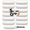 SNAPPY GRIP Ergonomic Replacement Bucket Handles 12 WHITE + BONUS
