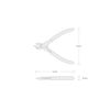 TEKTON Mini Diagonal Cutting Pliers | PMN54001