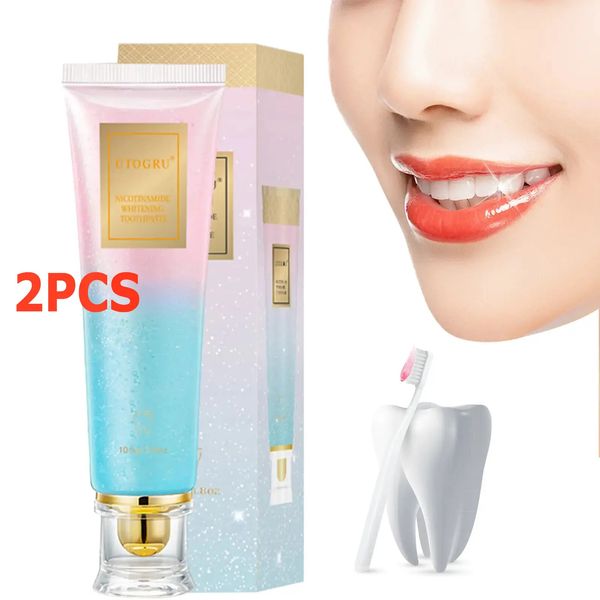 2X Niacinamide Whiten Toothpaste Natural Niacinamide Toothpaste Teeth Whitening
