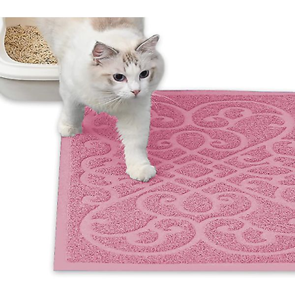 Cat Litter Mat Thick Litter Trapping Durable Litter Box Mat Waterproof Washable