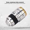 100X Microscope Objective, Microscope Lens Fall Resistant Professional Objective Lens Replacement with RMS Size Microscope Parts with Storage Cylinder