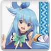 Blessing on this Wonderful World! 3 Acrylic Coaster A (Aqua)