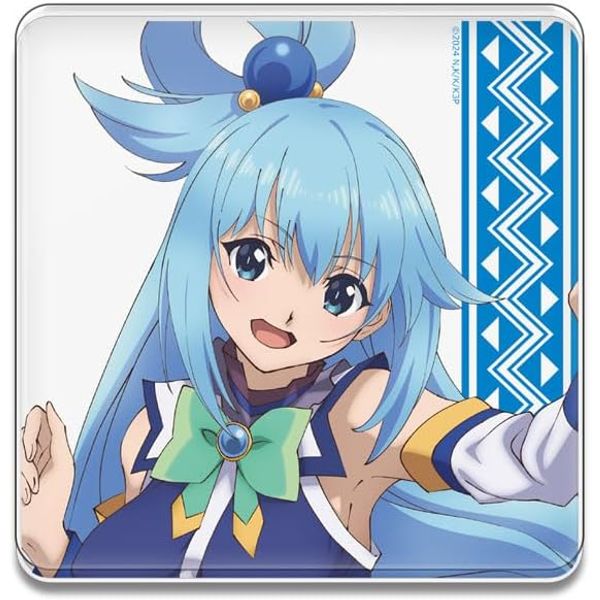 Blessing on this Wonderful World! 3 Acrylic Coaster A (Aqua)