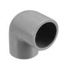 sourcing map 20mm Slip 90 Degree PVC Pipe Fitting Elbow Coupling Adapter Gray 5 Pcs