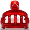 Lego Castle Trans Red Minifig Visor Pointed with Face Grille