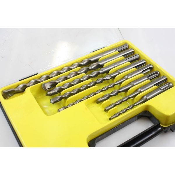 8pc SDS PLUS HAMMER DRILL BITS CONCRETE MASONRY CEMENT  w/TUNGSTEN CARBIDE TIP