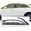BOGAR TECH DESIGNS Side Window Chrome Delete Overlay Compatible with Cadillac XT5 2017-2024, Gloss Black