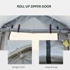 6'x8' Outside Vehicle Port/Tent w/ Stakes & Guy Wire Stability Kit