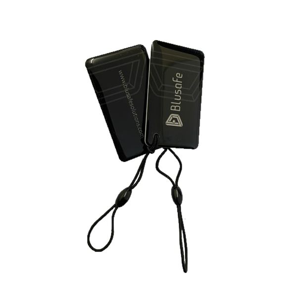 Blusafe Smart Door Lock RFID Key Card 2 Pack Key Card, Key Tag Black
