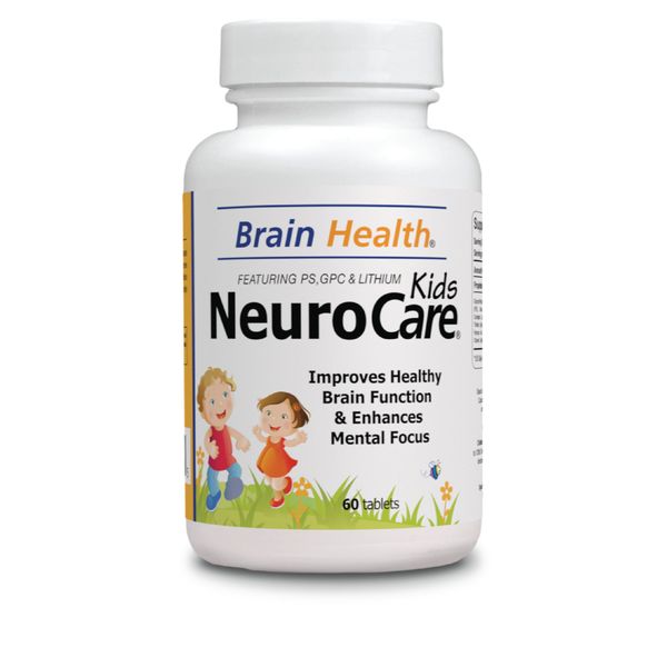 Neuro Care Kids - Brain Health 60 Tablets - Highly Concentrate Supplent - Dietary Supplement