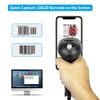 NetumScan Upgraded Version Handheld USBQR Barcode Scanner, Wired Automatic 1D2D Image Barcode Reader with Adjustable Stand for Stores, Supermarkets, Warehouses