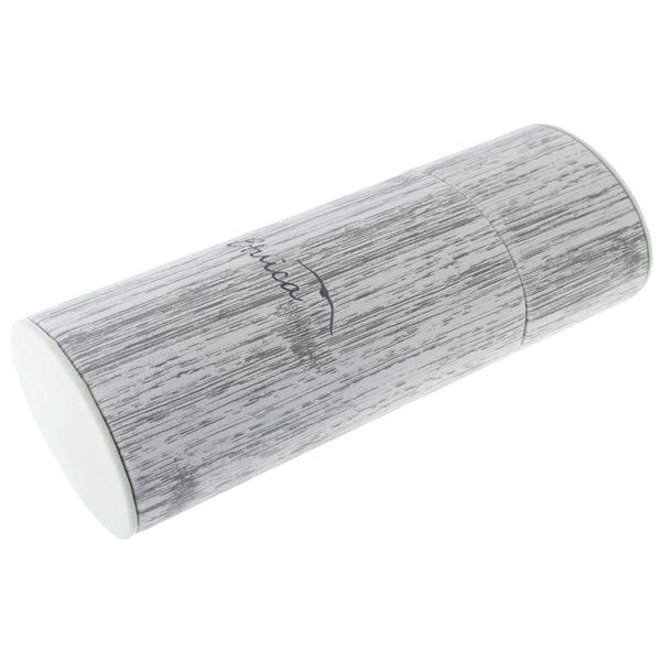 Paule & Knopf Practical Clip or Stand Glasses Case with Lid and Stylish Wood Look, gray
