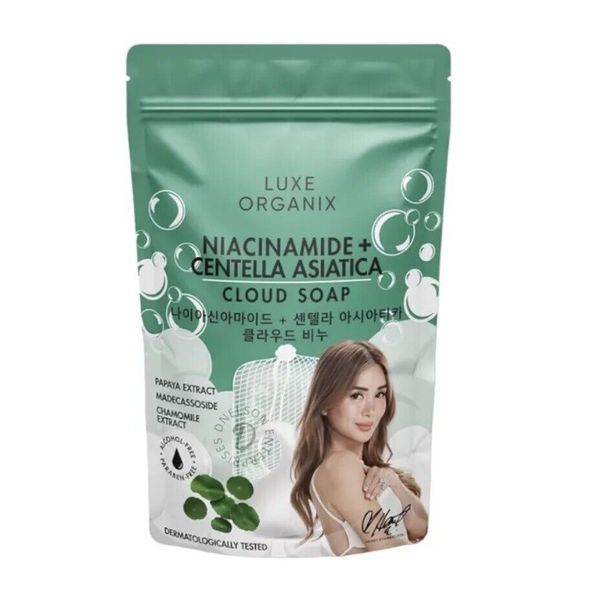Luxe Organix Niacinamide + Centella Asiatica Cloud Soap 180g