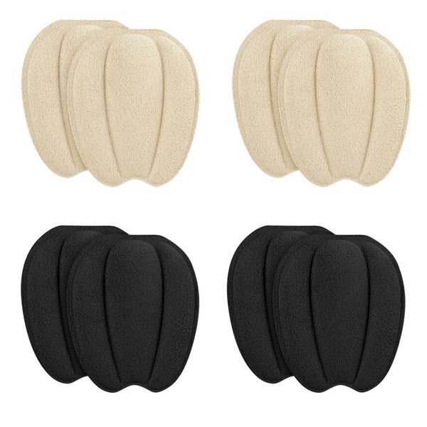 4Pcs Comfortable Heel Grips Shoe Pads Soft Heel Cushion Inserts Pads Anti-Slip Thick Heel Pads Protectors for Shoe Liners Heel