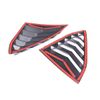 Matte Black Car Side Quarter Window Vent Louver Shutter Cover For Corvette C8 US