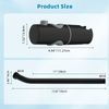 Shower Slide Bar with Adjustable Handheld Shower Head Holder for Bathroom Black