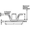 Breeze VT10469 V-Band Coupling Clamp 4.69" Nominal Clamp Diameter