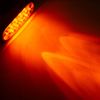 Long Haul Amber 6" Oval Surface Mount Stop/Tail/Turn LED with Chrome Bezel | Kit (2 Pack)