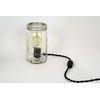Mason Jar Plug In Table Lamp